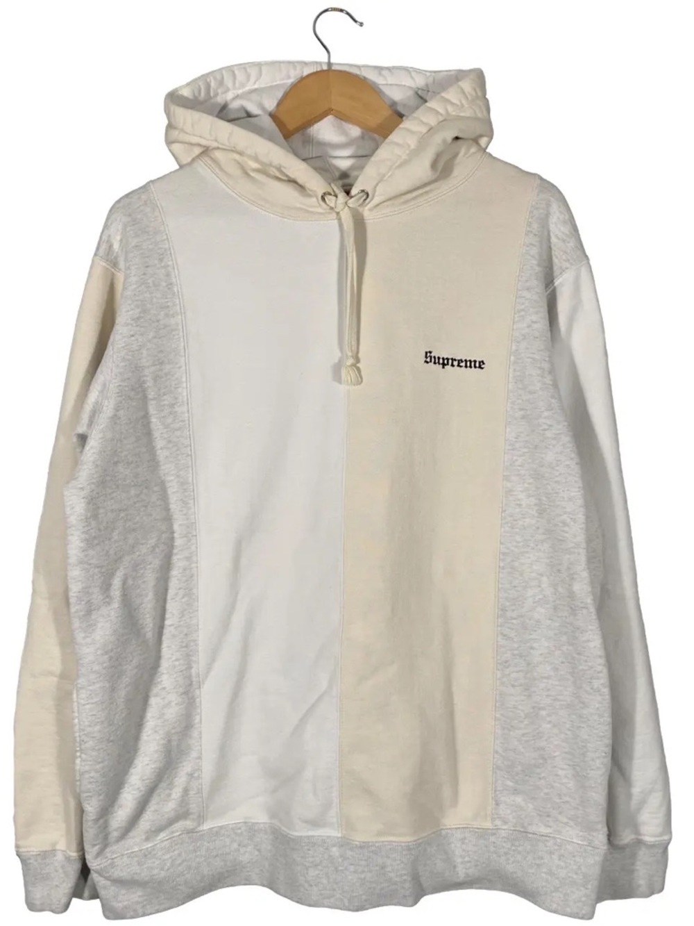 Supreme Tri Color Hooded Sweatshirt (2018)